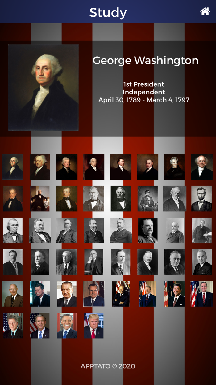 US Presidents Test