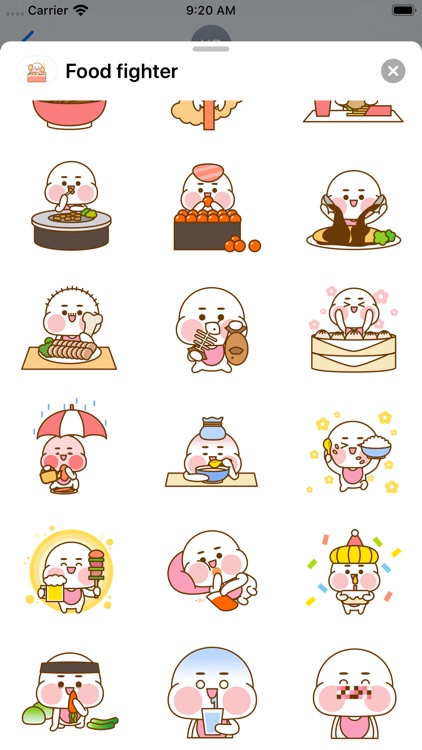 Food fighter - Sticker