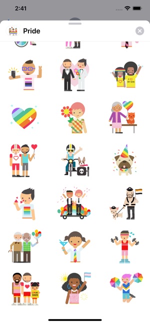 Pride Love LGBT Sticker Pack(圖3)-速報App