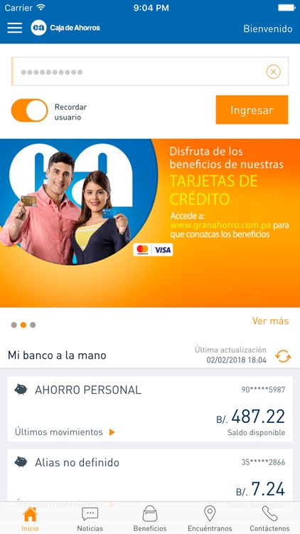 Banca Móvil CA