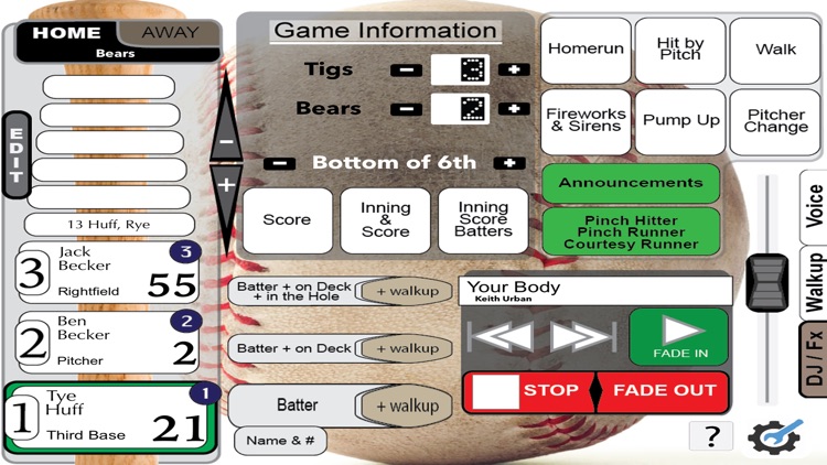 Gametime Announcer Travel Team screenshot-6