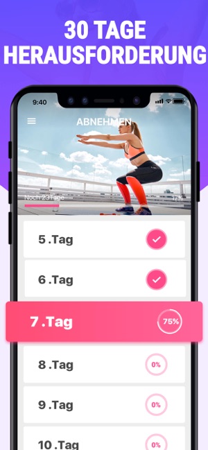 Kostenlose Gewichtsverlust Übung App iPhone