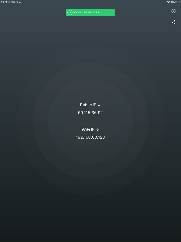 Find IP • Public  WiFi