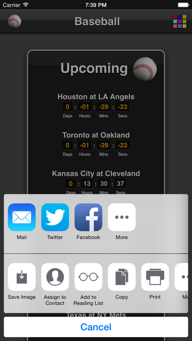 How to cancel & delete Baseball Games from iphone & ipad 4