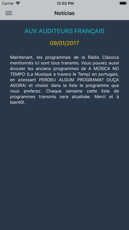 Rádio Classica screenshot-8