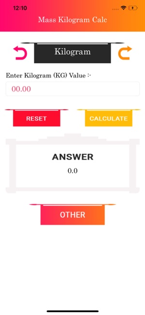 Mass Kilogram Calc