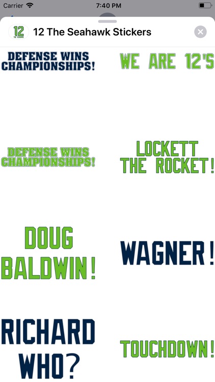 12 The Seahawk Stickers screenshot-4