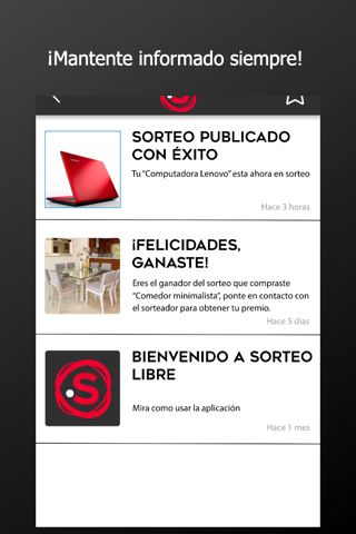 Sorteo Libre screenshot 3