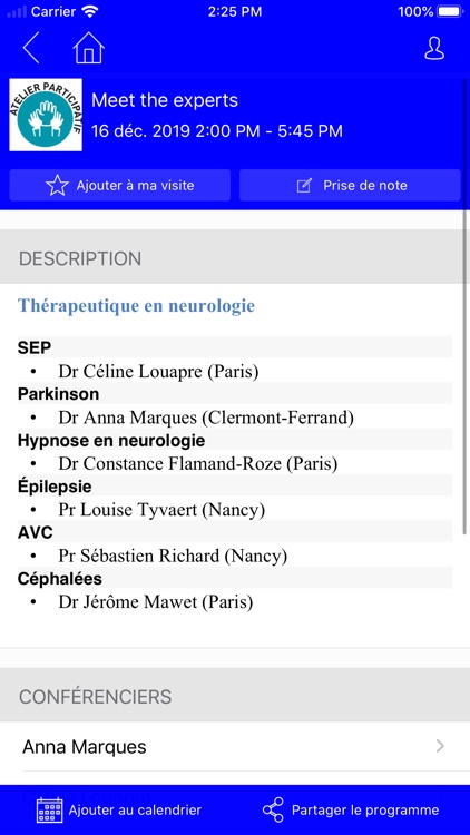 Rencontres de Neurologies