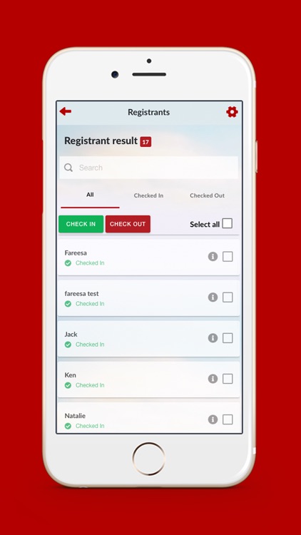 Register My Race Check-In
