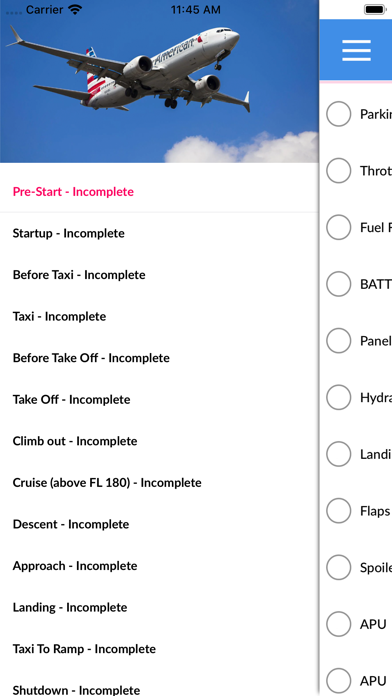 Boeing 737 Checklist screenshot 2