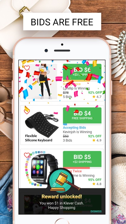Klever: Live Shopping Auctions screenshot-4