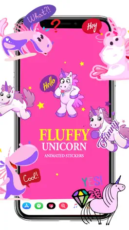 Game screenshot Fluffy Unicorn - Animated apk