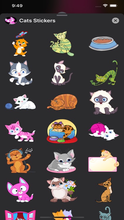 Cats Stickers & Emojis