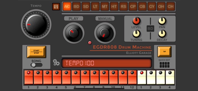 EGDR808 Drum Machine lite(圖2)-速報App