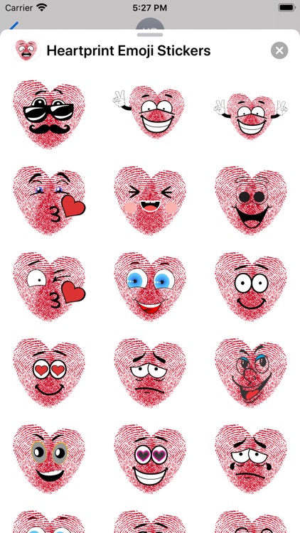 Heartprint Emoji Stickers screenshot-6