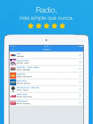 Imágen 1 Simple Radio - FM & AM en Vivo iphone