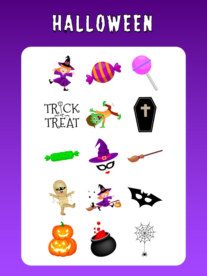 Sticker Treats for Halloween