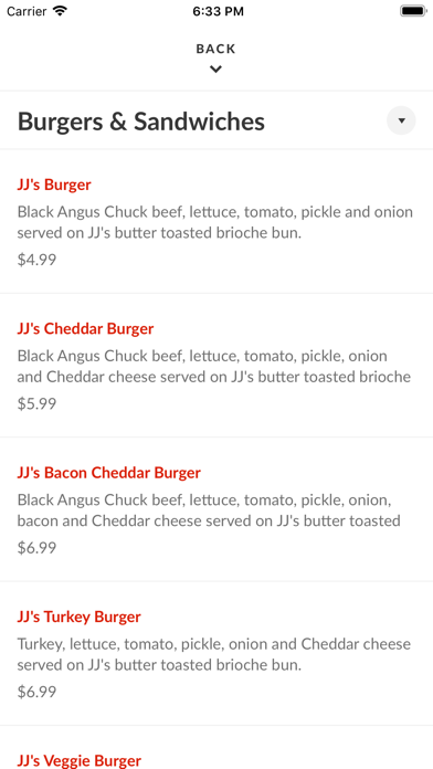 JJ's Burgers & Dawgs screenshot 3