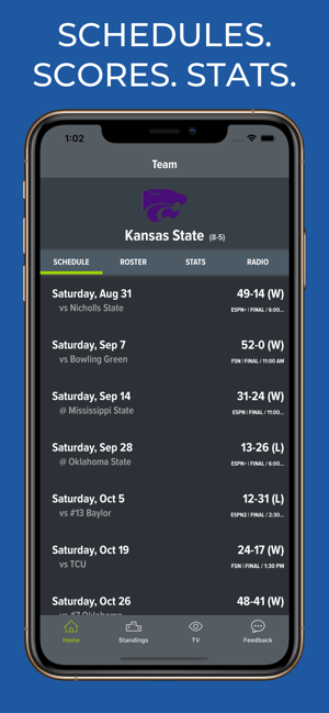 Kansas State Football Schedule