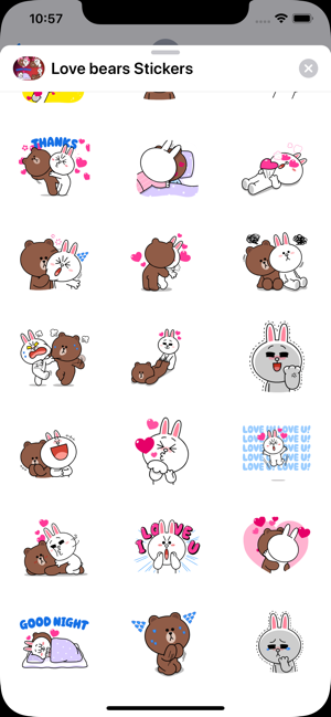 Brown & Cony's Love Stickers(圖3)-速報App