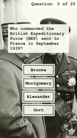 Game screenshot World War II Quiz hack