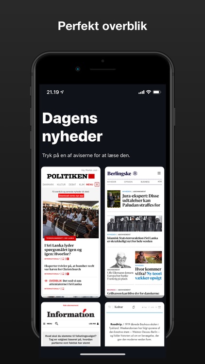 Danske nyheder - aviser