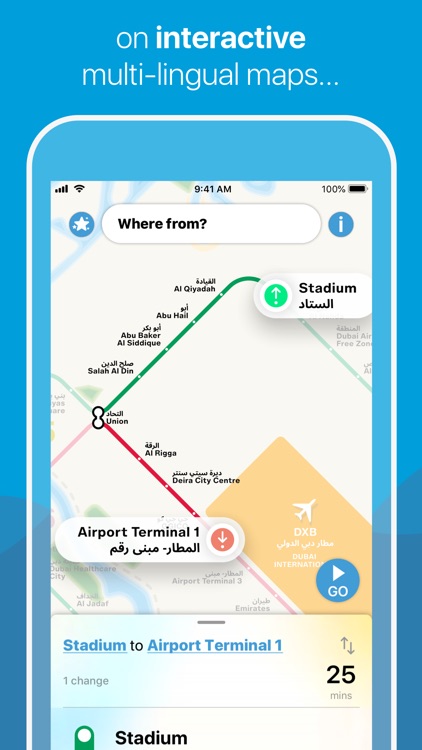 Dubai Metro Interactive Map