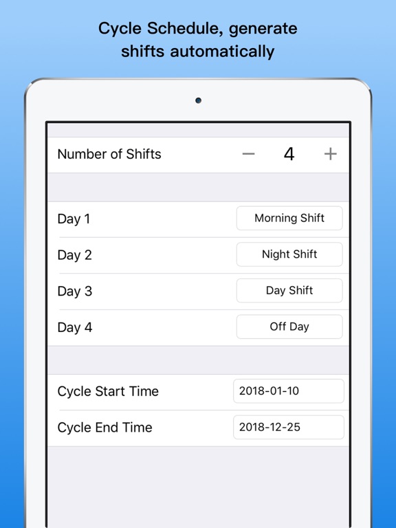 Shift Calendar - Schedule screenshot 4