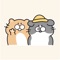 Chubby Couple Cat Animated