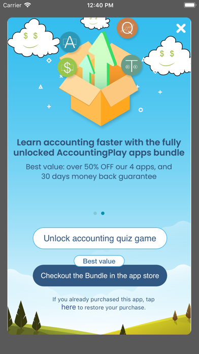 How to cancel & delete Accounting Quiz Game from iphone & ipad 4