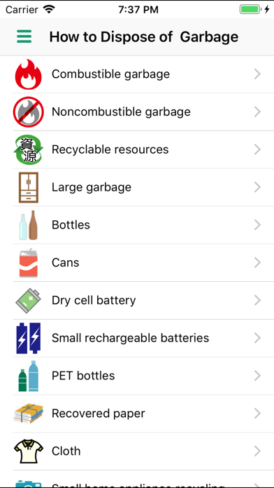 Chikusei Garbage Sorting App screenshot 3