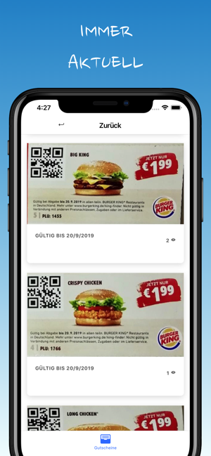 GUTSCHEINE BURGER KING & CO(圖2)-速報App