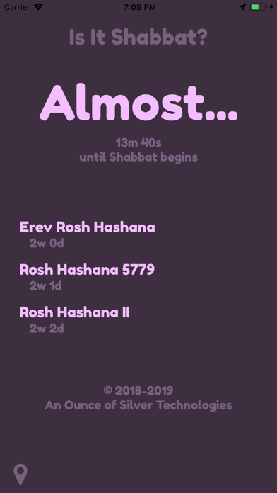 Is It Shabbat? screenshot 2