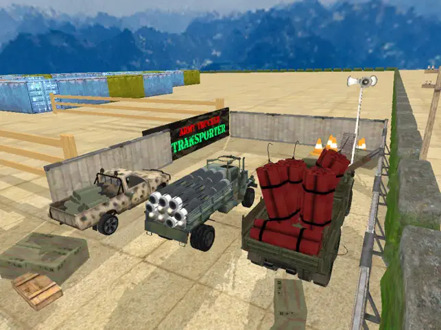 Army Trucker Transporter - 3D, game for IOS