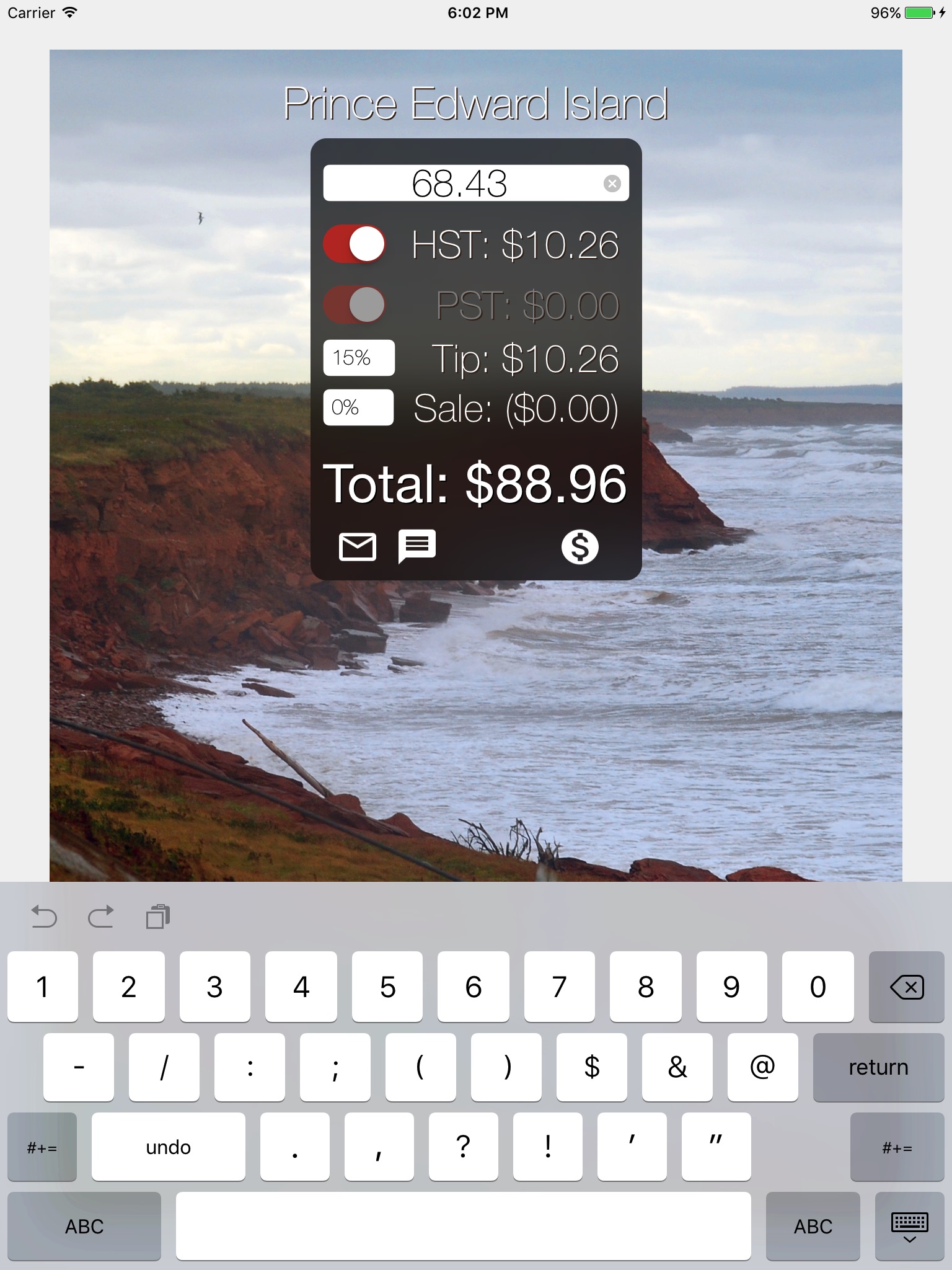 PlusTax - Canadian Sales Tax screenshot 2