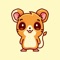 Moxi is a very cute little mouse, and his dexterity and liveliness are very attractive