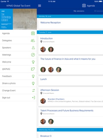 KPMG Global Events screenshot 2