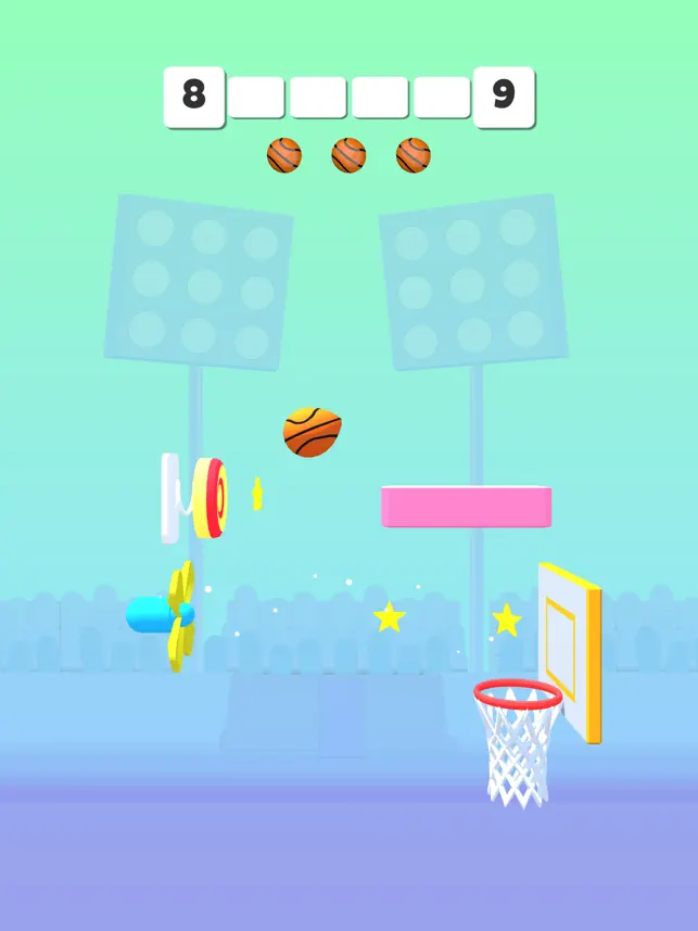 B-Ball Dunk 3D, game for IOS