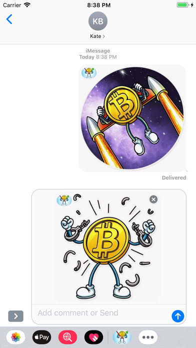 Bitcoin Stickers Pack screenshot 2