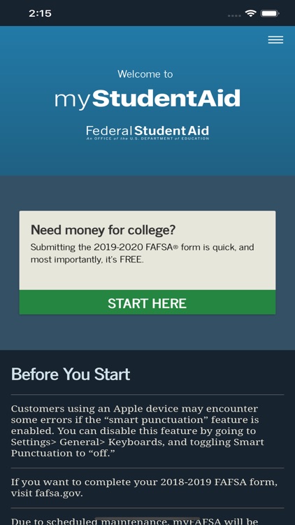 myStudentAid