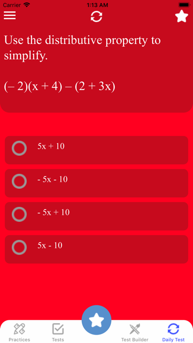6th Grade STAAR Math Test 2019 screenshot 3