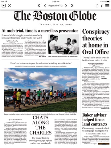 The Boston Globe ePaper screenshot 2