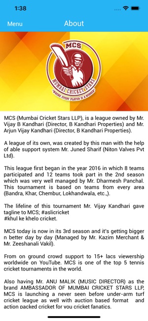 MCS Mumbai Cricket Stars LLP