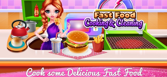 Fast Food Cooking and Cleaning