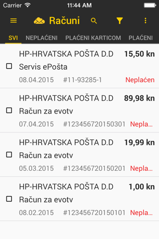 ePošta - Hrvatska pošta screenshot 3