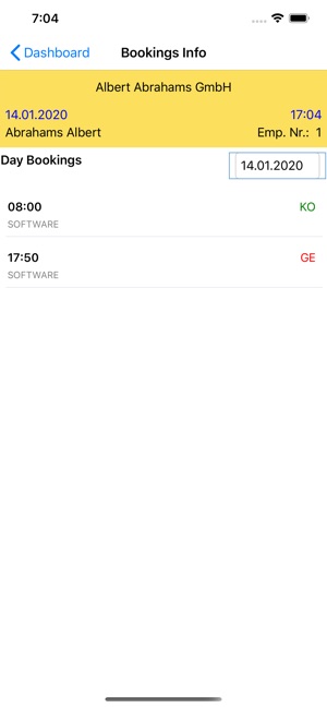Krutec Zeiterfassung V6 Im App Store