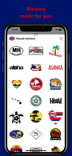 Hawaii emojis - USA stickers(圖1)-速報App