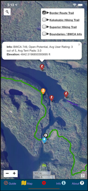 Border Route Trail Offline Map