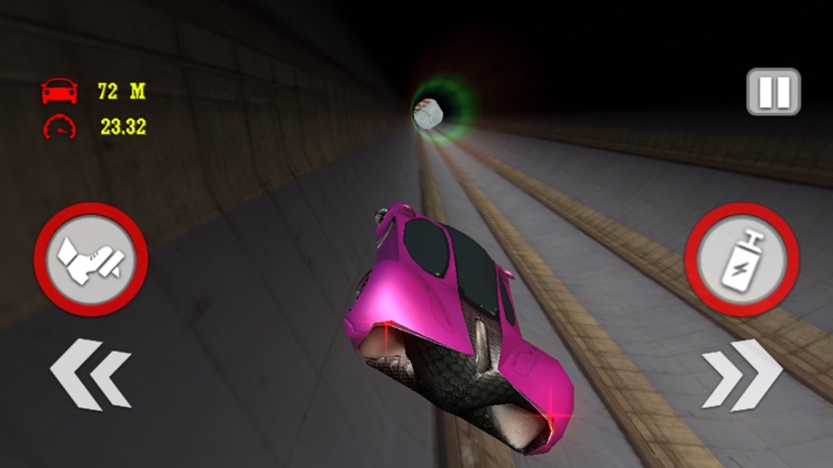 Speedy Car Tunnel Racing 3D